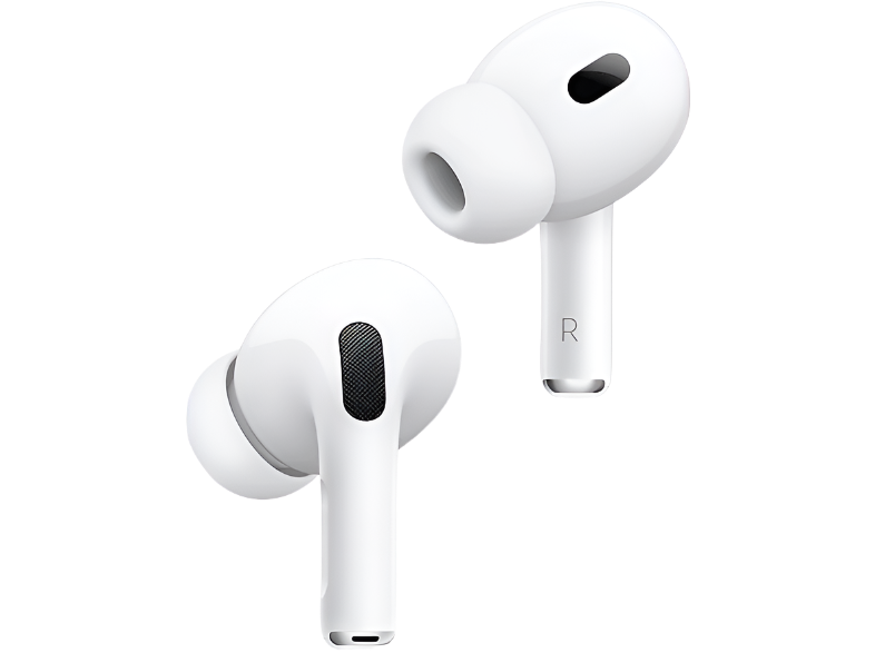 APPLE AirPods Pro (2023 2ª gen) Inalámbricos Bluetooth® Estuche de carga inalámbrica Chip H2 Siri Conexión USB-C Blanco