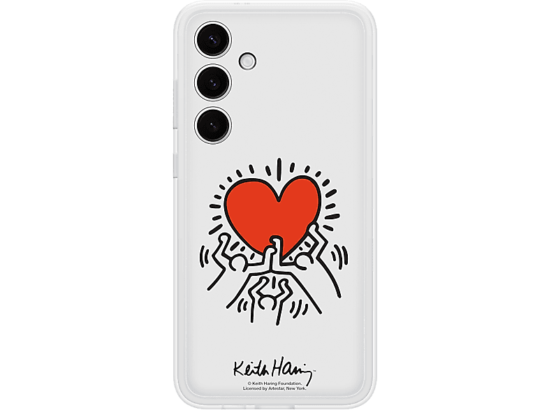 Samsung para Galaxy S24 Plus Flipsuit Keith Harring Blanco