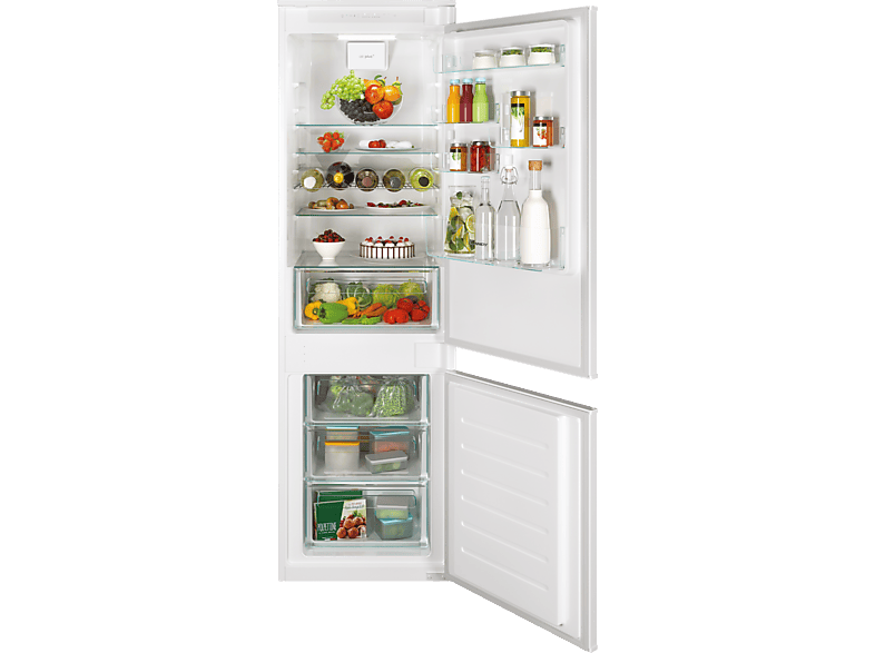 Candy Fresco CBL3518EVW Integrable 263 l Low Frost 177.2cm Puertas reversibles Indicador de puerta abierta Wi-Fi Blanco