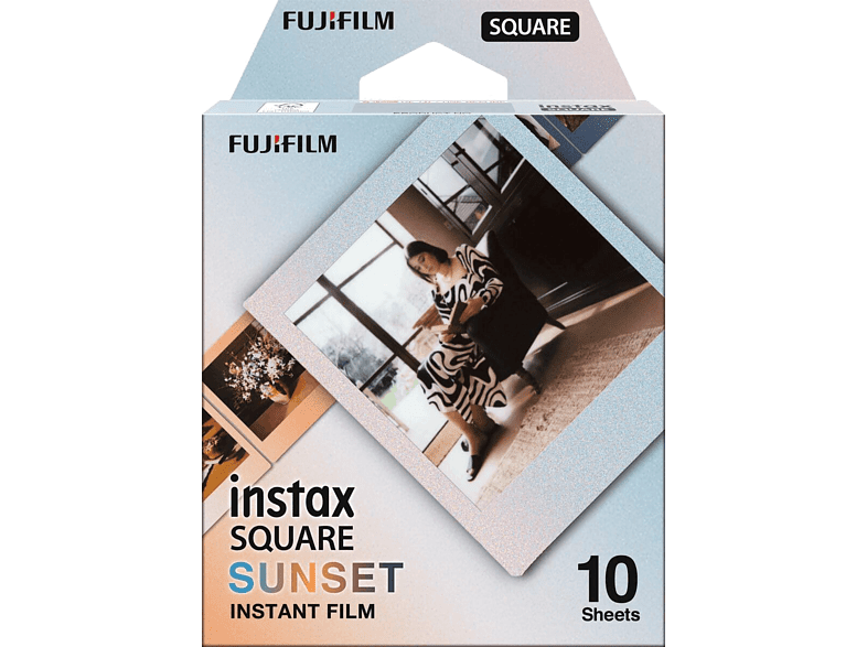 Fujifilm Square Sunset 10 unidades 86x72 mm Cámaras e impresoras Instax Square