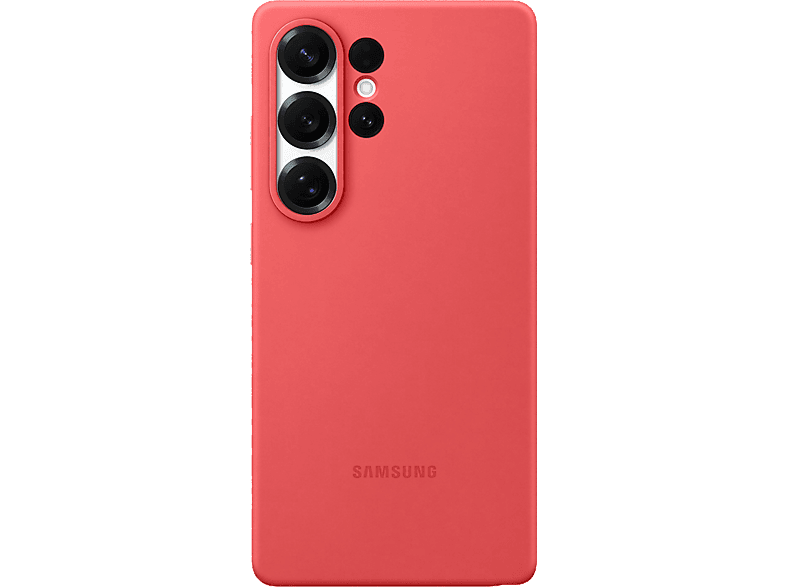 Samsung Para Galaxy S25 Ultra De Silicona Rojo