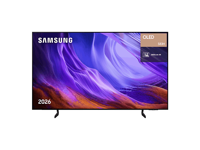 Samsung TQ55S83HAEXXC OLED 4K NQ4 AI Gen2 Processor Smart TV Tecnología Sin Reflejos Full AI Negro