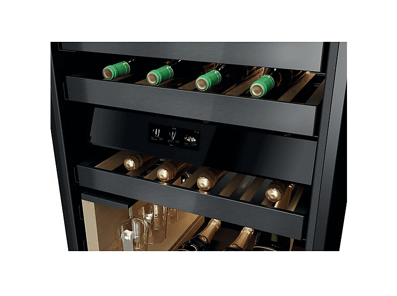 Haier In-Vista CSW9619ENGBW Total No Frost Duo Cooling Air Flow Natural System 40 botellas Negro