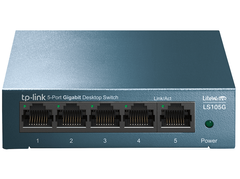 TP-Link LS105G  5 puertos Ethernet 10/100/1000 Mbps,