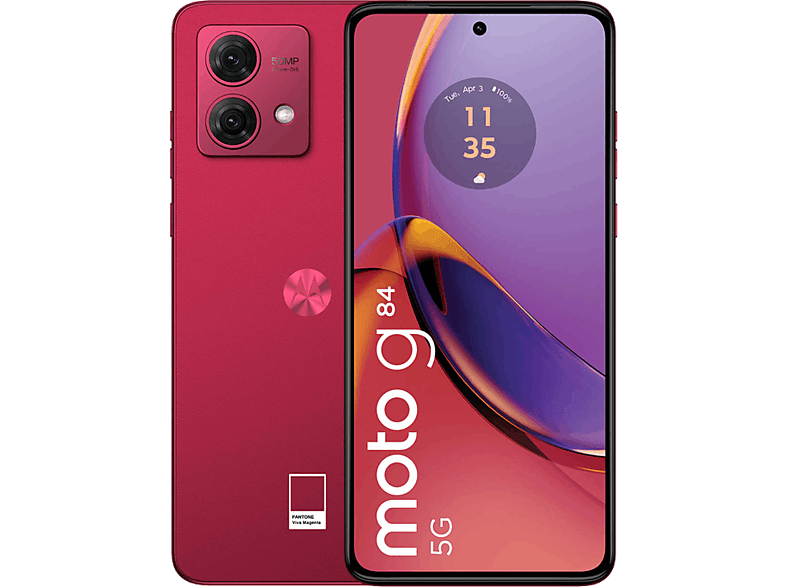 Motorola G84 Rojo 256GB 12GB RAM FHD+ 6.5 Snapdragon 695 5000 mAh Android 13