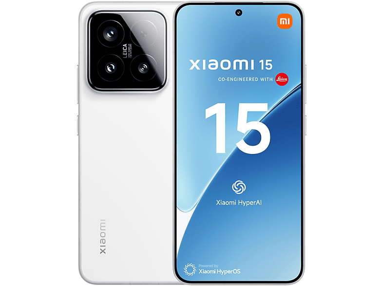 Xiaomi 15 Blanco 512 GB 12 GB RAM 6.36 AMOLED CrystalRes Snapdragon® 8 Elite 5240 mAh