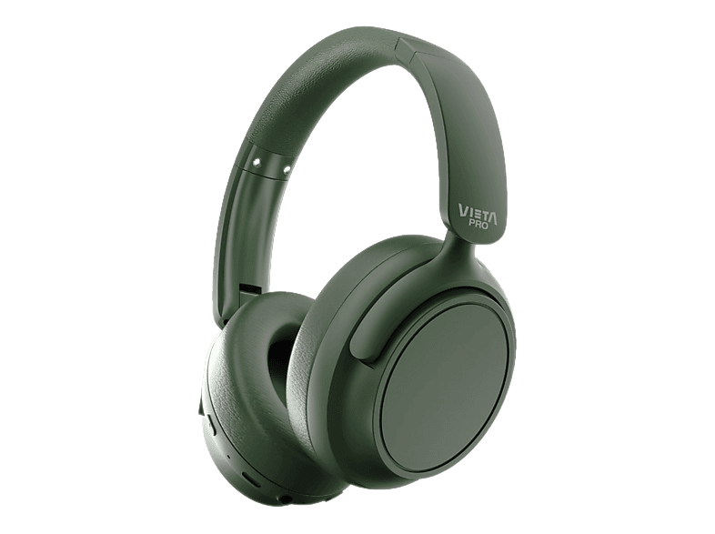 Vieta Pro Silence 4 Diadema Cancelación de ruido híbrida Circumaurales Bluetooth 5.4 Verde
