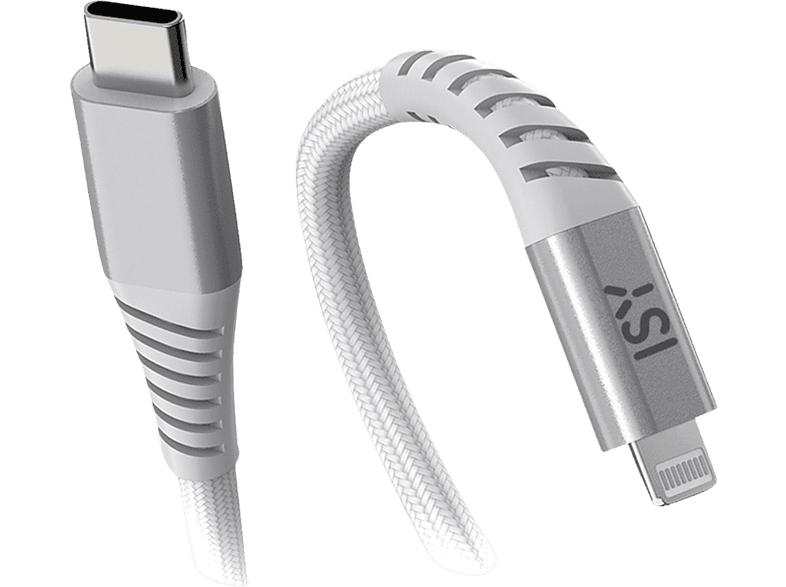 Cable USB -ISY ICN-5000-WT-CL De USB-C a Lightning 2 m Blanco