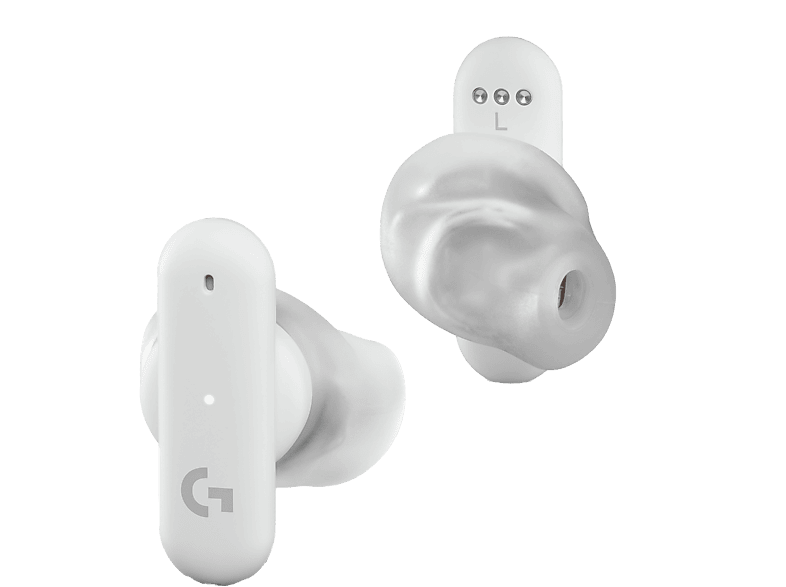 Logitech G FITS Bluetooth Lightspeed Moldeables Micrófono PC Mac PS5 PS4 Nintendo Switch Blanco