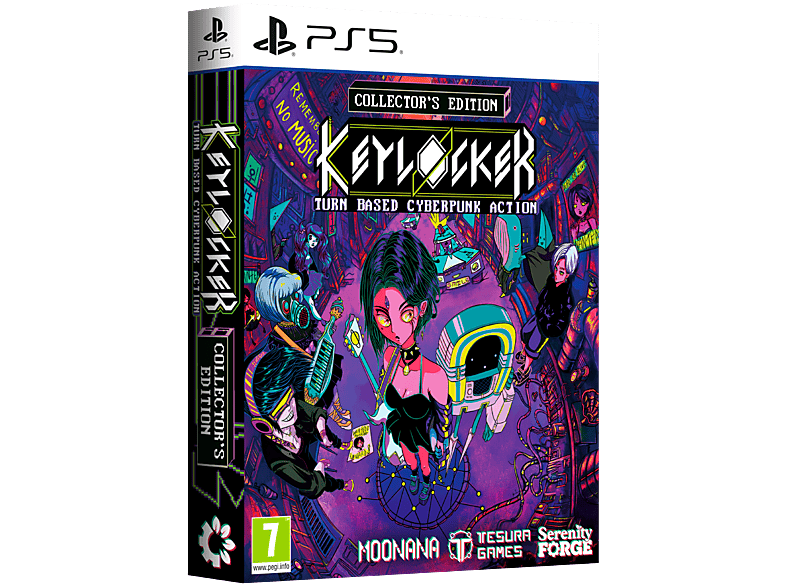 PS5 Keylocker Turn Based Cyberpunk Action Ed. Colecionista