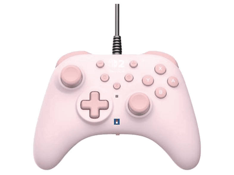 Hori Horipad Turbo Nintendo Switch 2 Cable Rosa