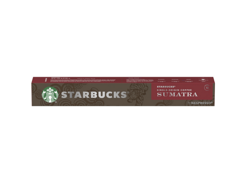 Starbucks Sumatra Café Espresso 10 cápsulas Intensidad 10 Para Nespresso