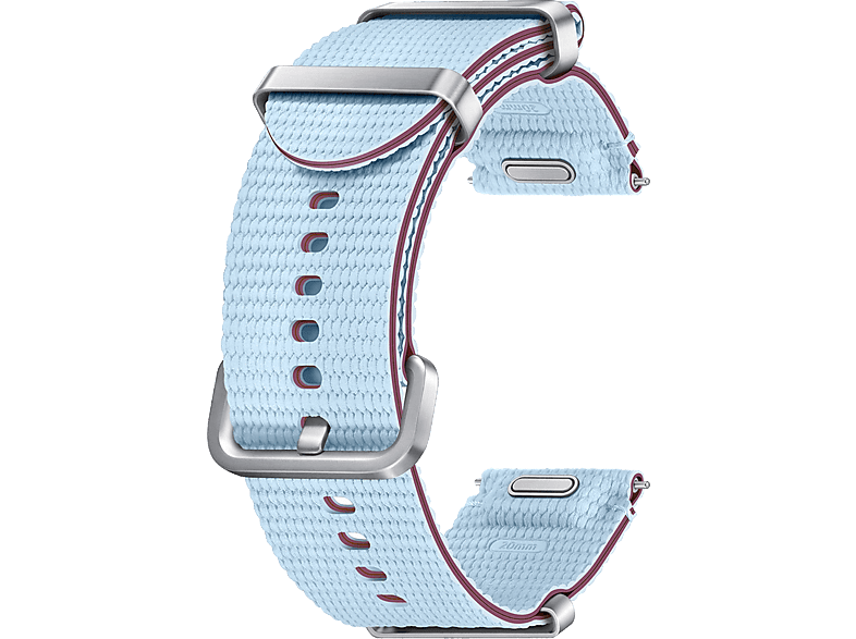 Samsung Nato Band Para Samsung Galaxy Watch7 Cierre clásico Talla M/L Sky Blue/Burgundy