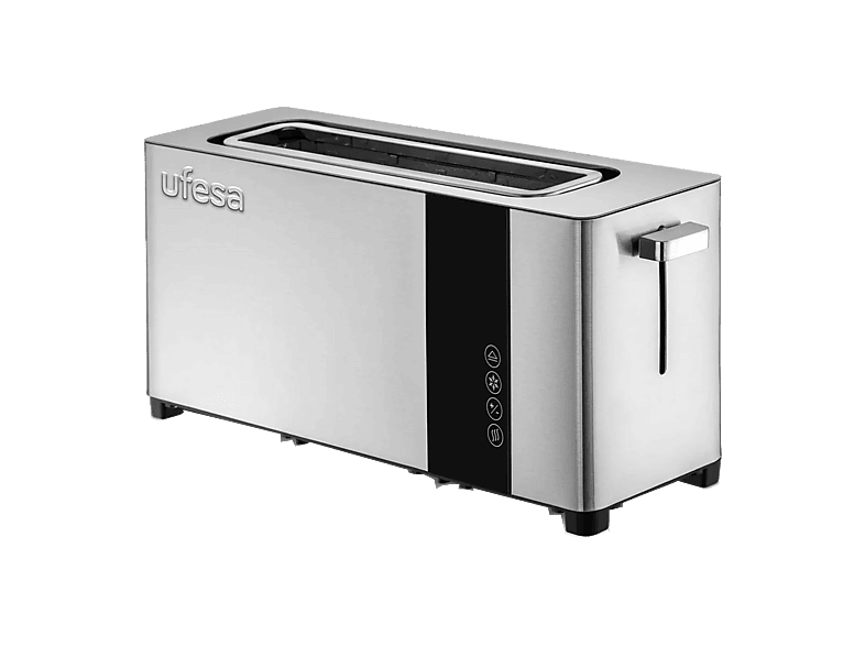 Ufesa Plus Delux 1050 W 1 Ranura 1 Rebanada 7 Niveles de Tostado Pantalla Digital LCD Acero inoxidable negro