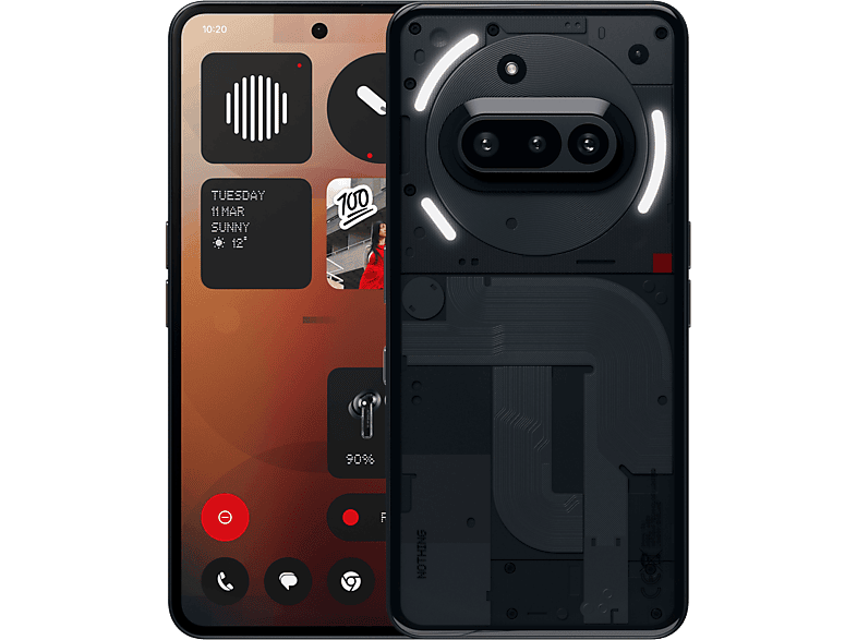 Nothing 3a Negro 128 GB 8 GB RAM 6.7 FHD+ AMOLED Qualcomm® Snapdragon 7s Gen 3 5000 mAh