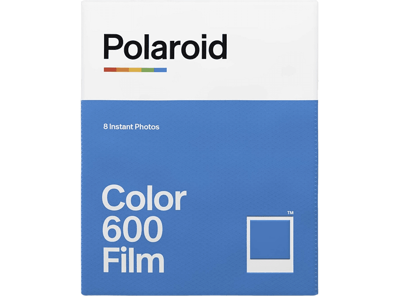 Polaroid Color Film 600 Sensibilidad ISO 640 8 fotos  107 por 88 mm Blanco