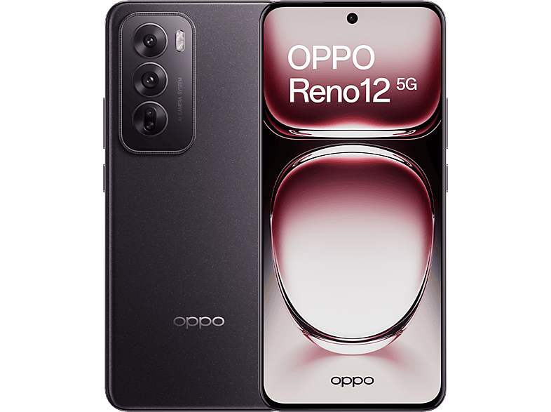 OPPO Reno12 Black Brown 256 GB 12 GB RAM 6.7 Full HD+ 3D AMOLED 120 Hz Mediatek Dimensity 7300 5000 mAh Android