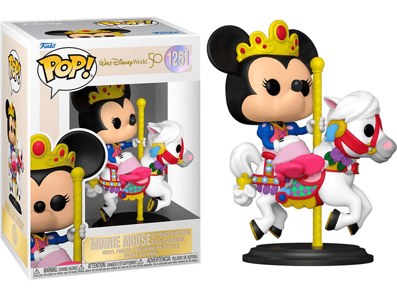 Funko Pop! Minnie Mouse (Carrousel) Walt Disney World: 50 Aniversario