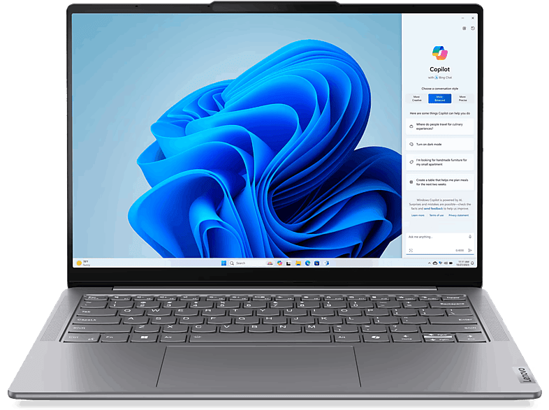 Lenovo Yoga Slim 7 14IMH9 14 WUXGA Intel® Evo™ Edition Core™ Ultra 7 155H 32 GB 1 TB SSD Arc™ Onboard Graphics Windows 11 Home Gris