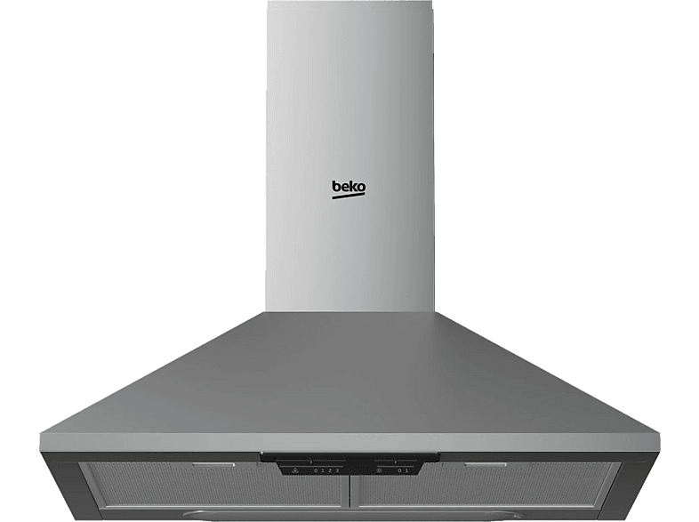 Beko HCP61310I 3 Velocidades 395 m³/h 60 cm Filtro casette de metal Acero Inoxidable