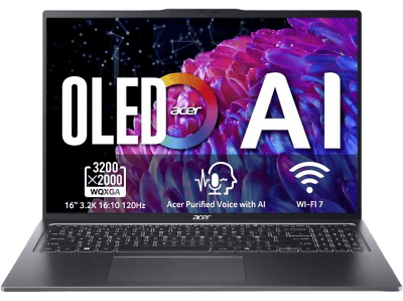 Acer Swift Go 16 SFG16-72-76T7 16 OLED 3.2 K Intel® Core™ Ultra 7 155U 32GB RAM 1TB SSD  Intel® Graphics Windows 11 Home