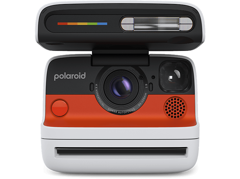 Polaroid Flip Sistema hiperfocal 4 lentes Flash Blanco