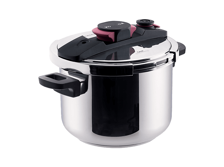 Taurus Great Moments Superrapid 6 l Válvula de salida de vapor regulable Sistema de apertura fácil Acero inoxidable