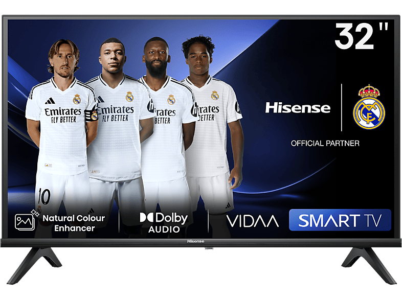Hisense 32A4N HD Modo Deportes IA Modo Juego Dolby Audio Smart TV Negro