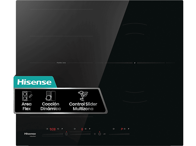 Hisense HI6352BSCE  3 zonas Zonas Flex XL 29 cm 59 cm Negro