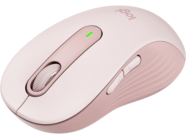 Logitech Signature M650 Para manos grandes Bluetooth Accesos directos Personalizable Bluetooth USB Rosa