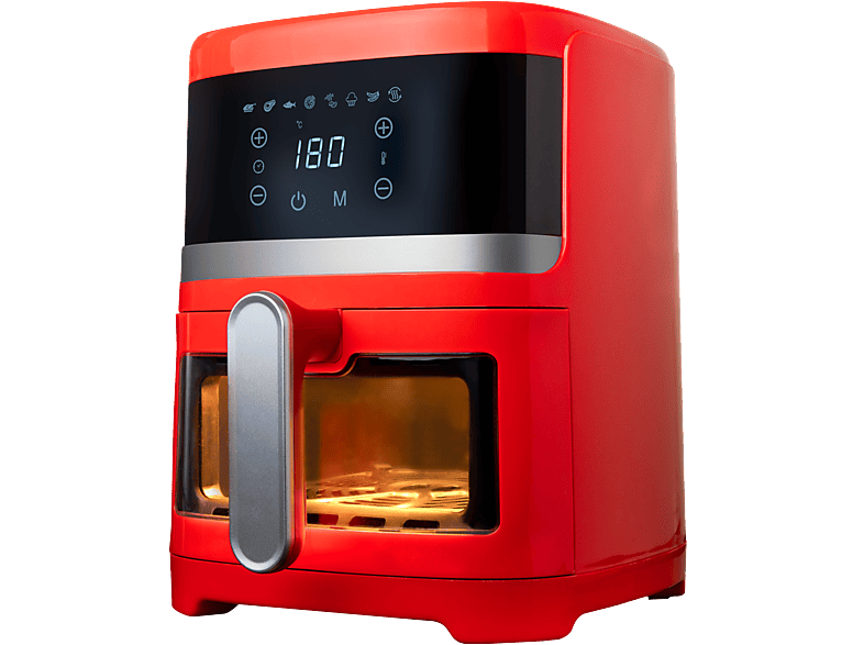 Koenic KAF 41324 R 1300 W 80°C-200°C Ventana de Visualización Rojo