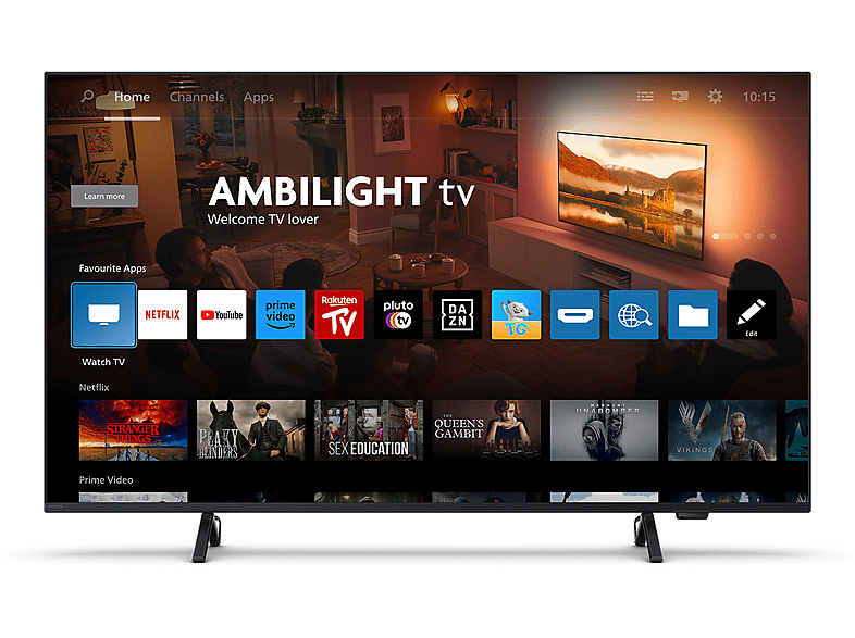 Philips 43PUS8319 UHD 4K Pixel Precise Ultra HD Smart TV DVB-T2 (H.265) Ambilight Negro