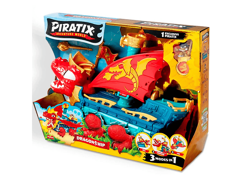 MagicBox Vehículo Dragon Ship Piratix