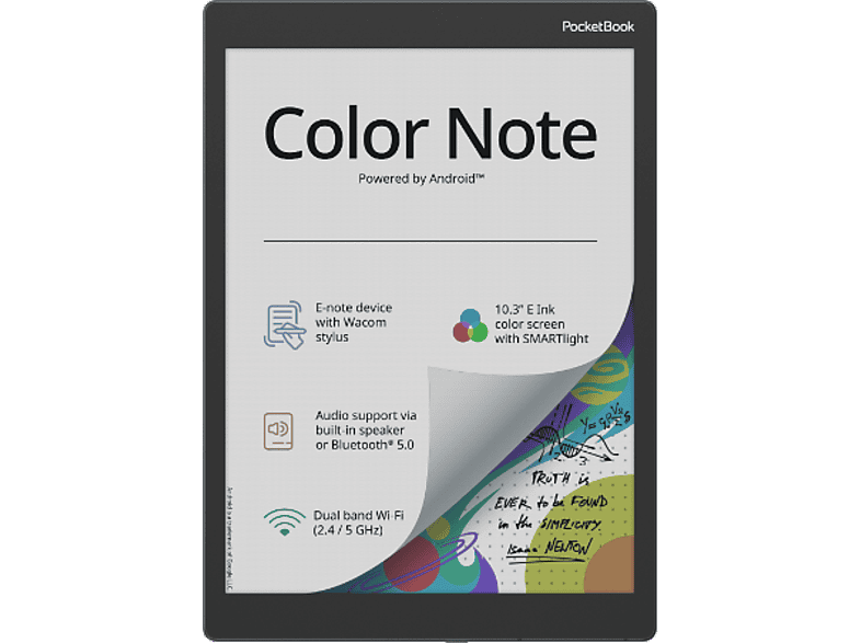 PocketBook Color Note 10.3 Pantalla a Color 32 GB Memoria Interna 4 GB RAM 1404 × 1872 WiFi Bluetooth Mar tormentoso