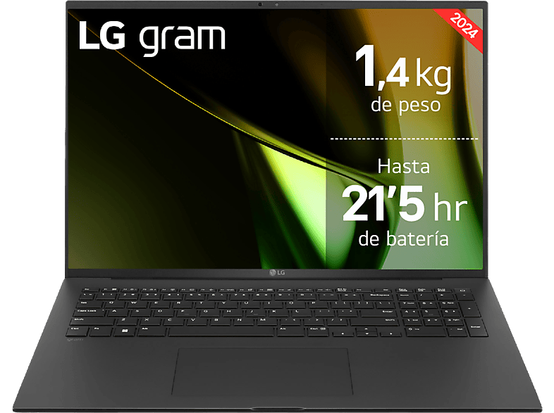 LG 17Z90S-G.AD89B 17 WQXGA Intel® Core™ Evo™ Ultra 7-155H 32 GB RAM 1 TB SSD Arc™ GPU W11H Gris Carbón