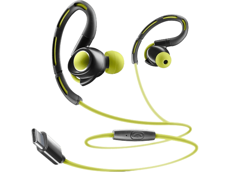 CellularLine SPORT  Supraaurales Bluetooth ,Micrófono Universal Amarillo