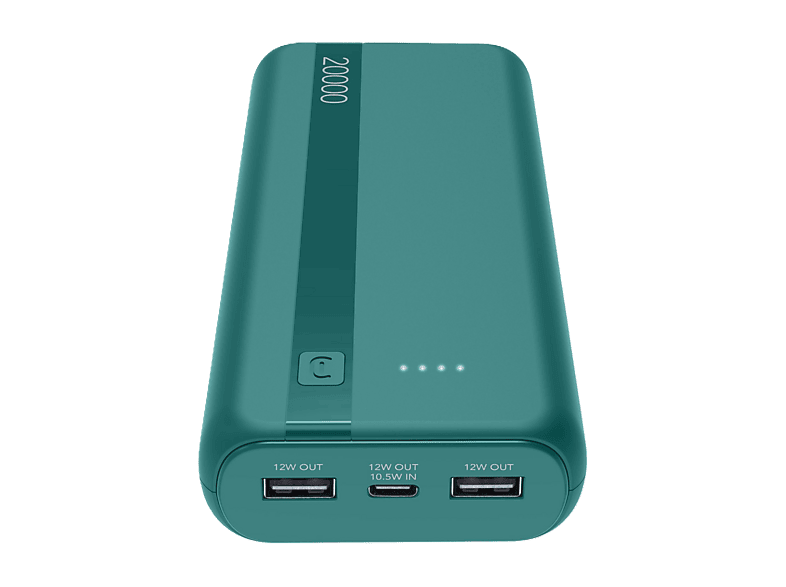 CellularLine Essential 20000 mAh 12 W 144 horas USB C USB A Azul