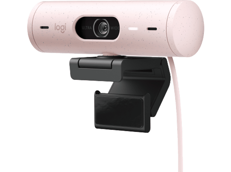 Logitech Brio 500 Full HD 1080p Enfoque automático Micrófono con reducción de ruido Rosa