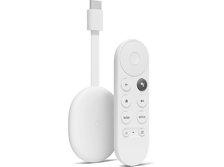 Google Chromecast con Google TV (HD) Resolución 1080 pixels Mando con control por voz Nieve