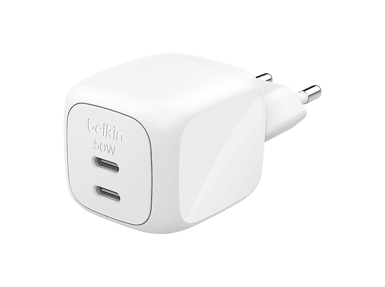 Belkin BBC027kqWH-MR Universal 2x USB-C 50 W Blanco