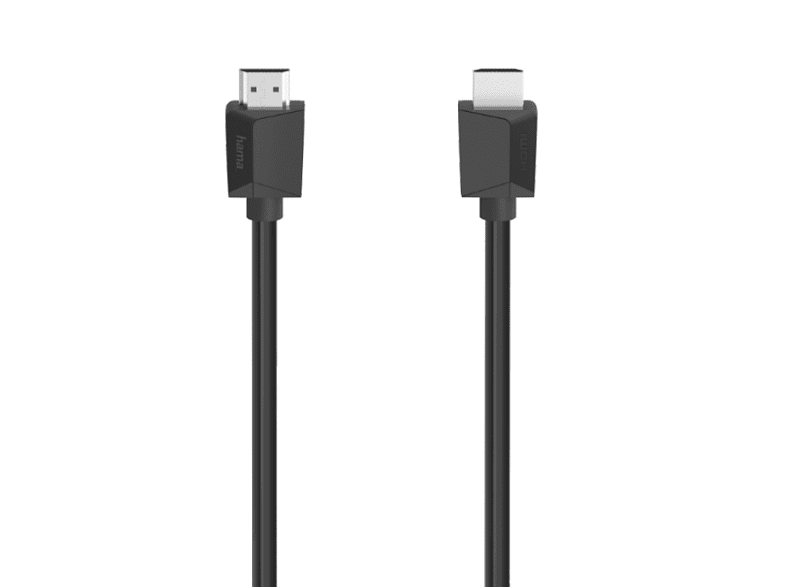 Hama 00200703 Calidad cinematográfica ultra HD 4K 3 m Plug - Plug Negro