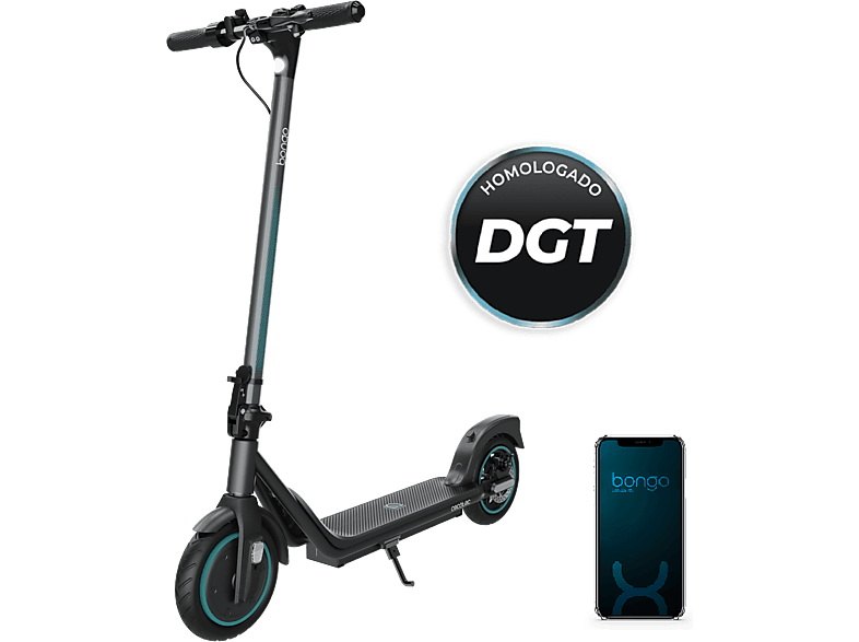 Cecotec Bongo D20E Connected Potencia máxima 500W Potencia nominal 250W 100 kg 5200mAh Vel.20 km/h con conexión a App Negro