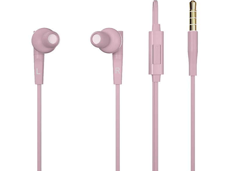 Vieta Pro VHP-BC099LP De botón Con cable Micrófono Mini Jack Rosa