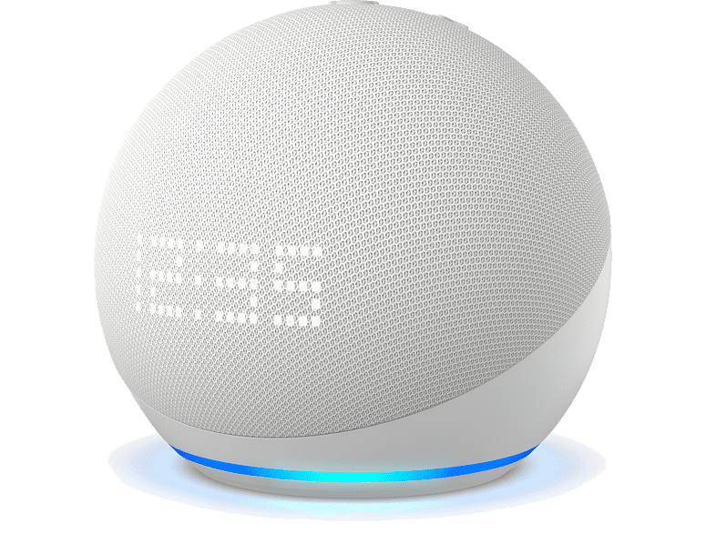 Amazon Echo Dot (5ª Gen 2022) con reloj Controlador de Hogar Blanco