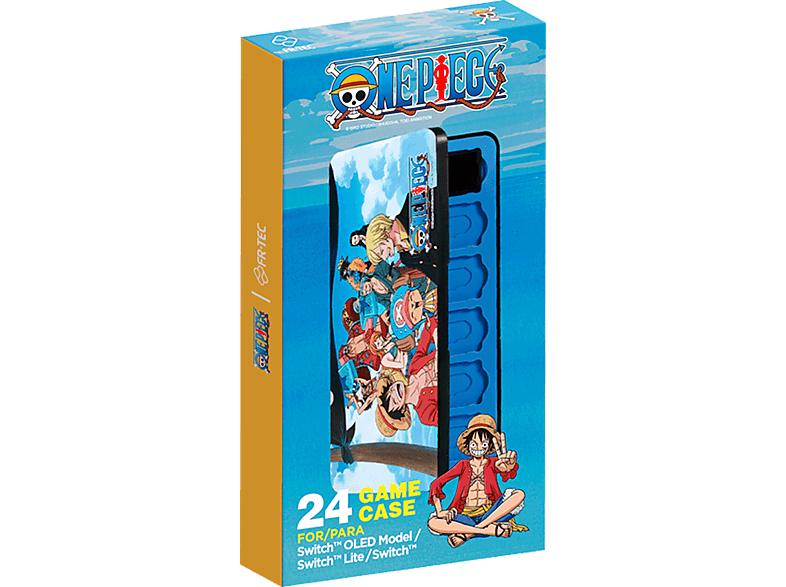 FR-TEC Caja One Piece™ Game Case Thousand Sunny Cierre imantado Hasta 24 juegos