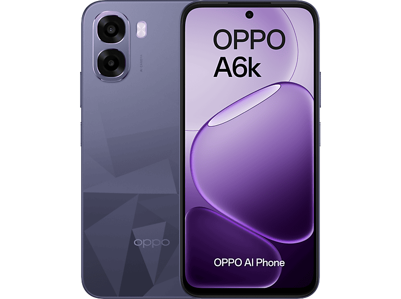 OPPO A6k Crystal Black 256 GB 4 GB RAM 6.75 LCD Qualcomm Snapdragon®685 (6nm) 6100 mAh