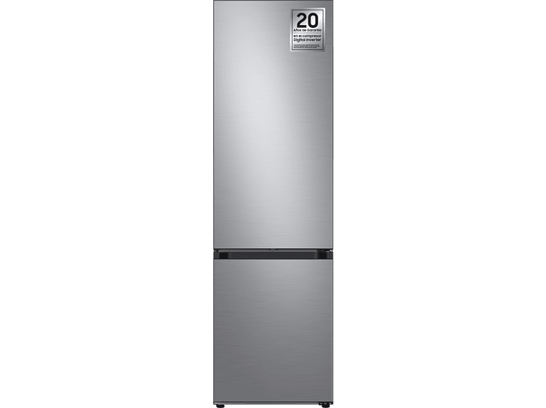 Samsung BESPOKE SMART AI RB38C7B6AS9/EF Twin Cooling Plus 200 cm 387l No Frost Metal Cooling WiFi Inox