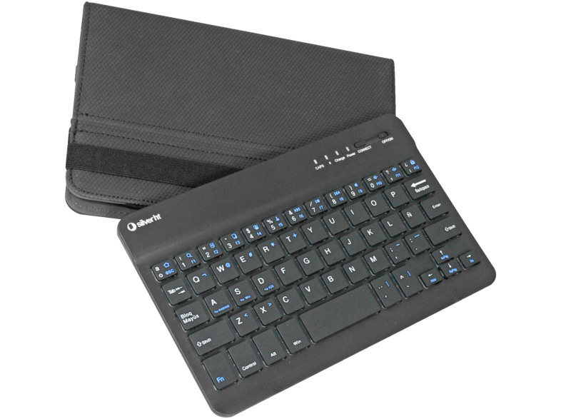 Silver HT Gripcase Para Tablet de 10 Bluetooth Función de soporte Negro