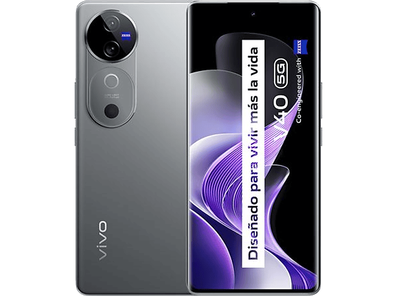 vivo V40 Plata 512 GB 12 GB RAM 6.78 AMOLED Qualcomm Snapdragon® 7Gen3  5500 mAh Android