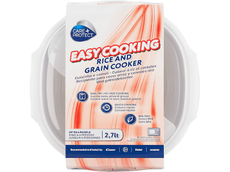 Care + Protect CMRCC8001 2.7 l 4 comensales Arroz y legumbres Blanco